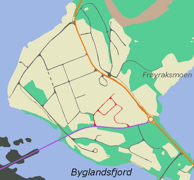 Fil:Byglandsfjord, Hampefjell kart.jpg