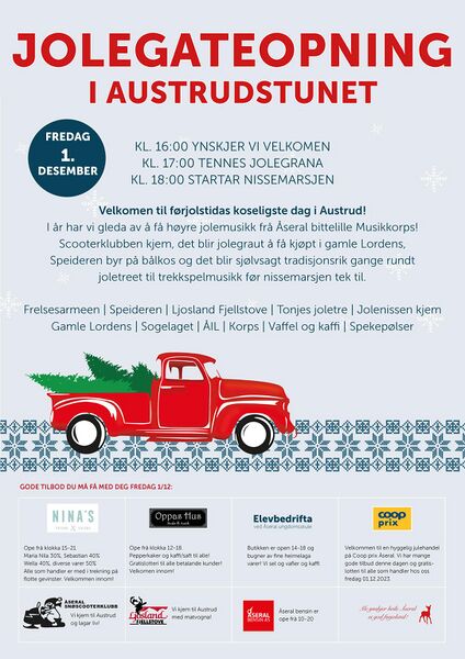 Fil:Jolegateopning Åseral 011223.jpg